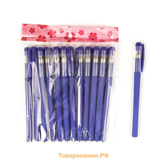 Ручка гелевая Softtouch 0.5 мм, синяя, корпус тёмно-синий матовый