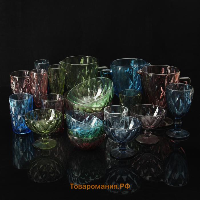 Кувшин для воды Magistro «Круиз», 1.1 л, 14×19.5 см, стекло, синий