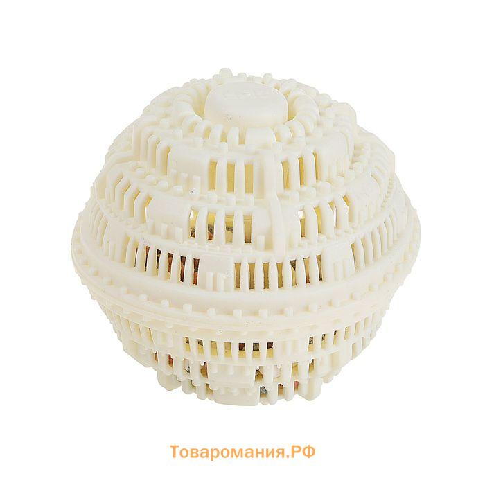 Шар турмалиновый для стирки белья, 7.5×7.5 см, зелёный