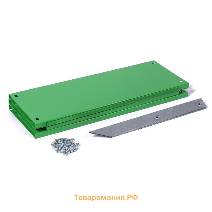 Клумба оцинкованная, d=80 см, высота бортика 15 см, ярко-зелёная, Greengo