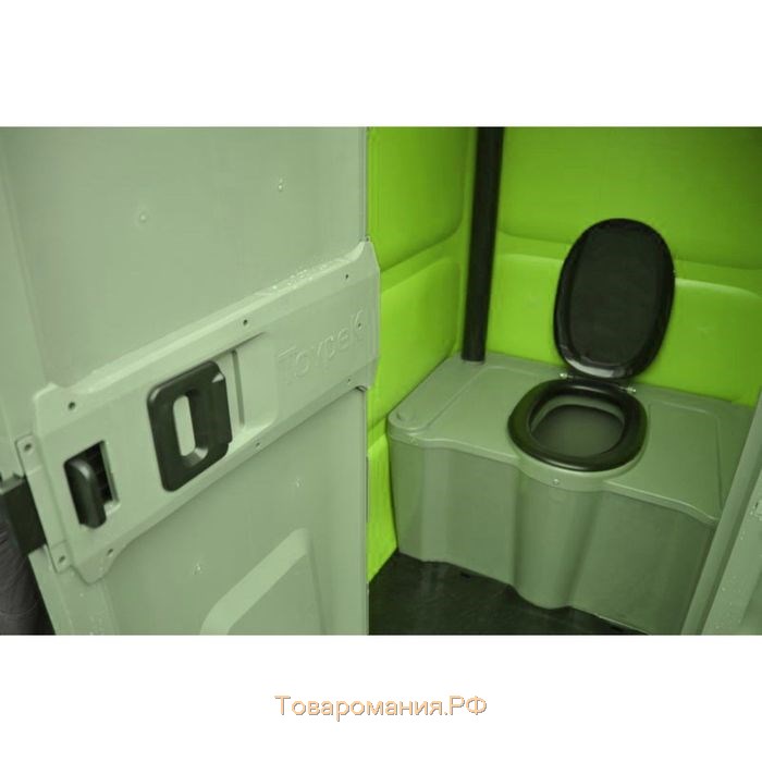 Туалетная кабина, 225 × 100 × 100 см, 250 л, зелёная