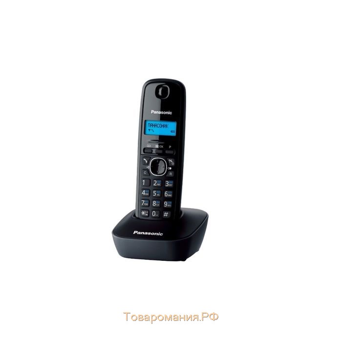 Радиотелефон Dect Panasonic KX-TG1611RUH серый, АОН