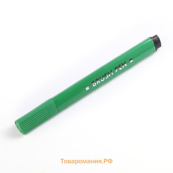 Фломастеры 24 цвета, в пластиковом пенале, треугольные, утолщённые, вентилируемый колпачок, МИКС