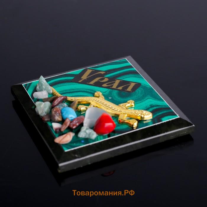 Магнит на холодильник «Срез. Малахит»