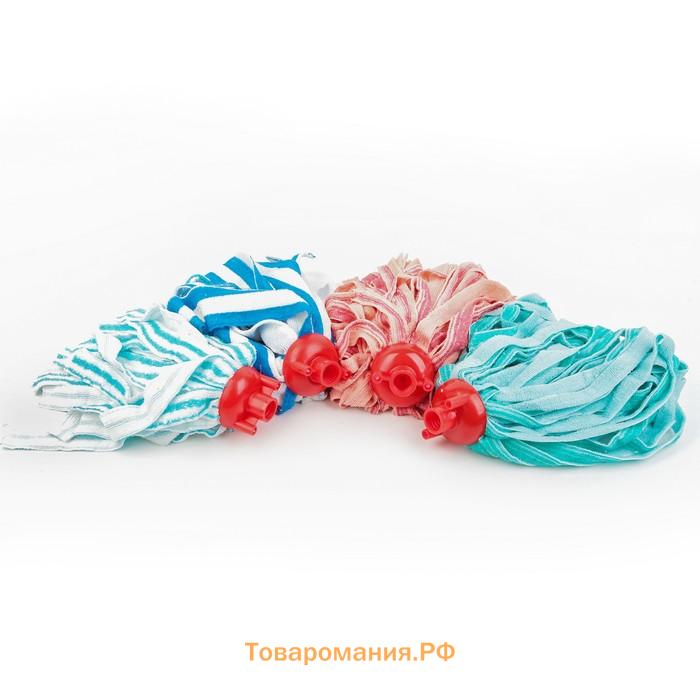 Насадка для швабры ленточная  «Полоски», микрофибра, 30×8×8 см, МИКС