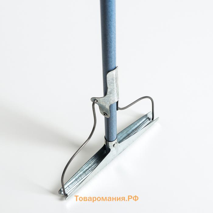 Тряпкодержатель, ручка 120 см, 19×2×122 см, МИКС