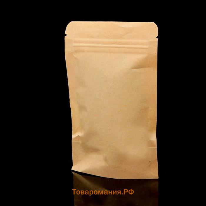 Пакет Zip-lock Крафт с прямоугольным окном 9×14 см