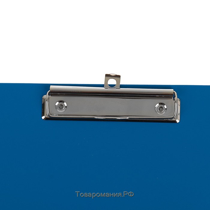 Папка-планшет с зажимом А4, 1.3 мм, ErichKrause Matt Classic, пластиковая, с внутренним карманом, синий