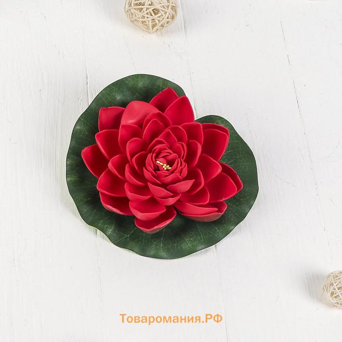 Декор «Кувшинка плавающая», d=17 см, МИКС