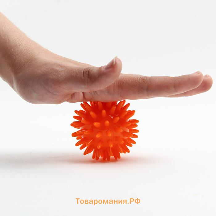 Мяч массажный, ø9 см, от 6 мес., красный