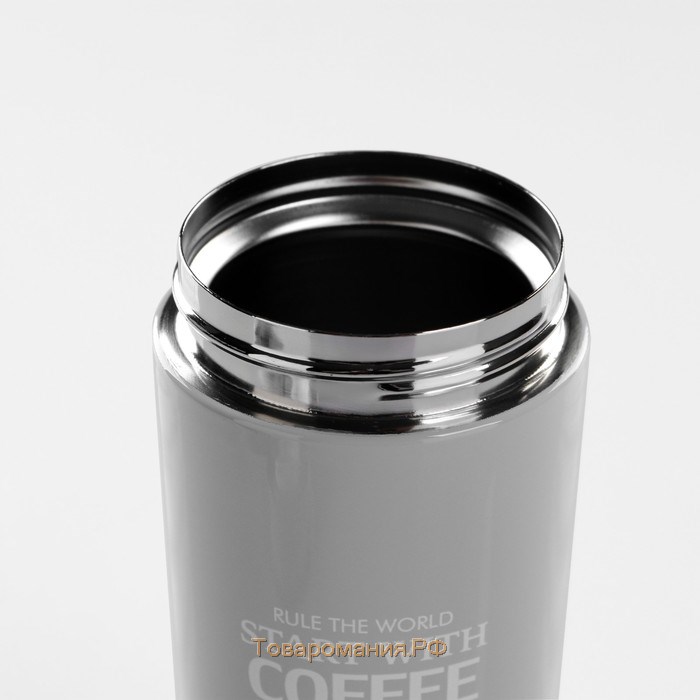 Термокружка, 380 мл, Start with coffee, сохраняет тепло 8 ч, с ситечком