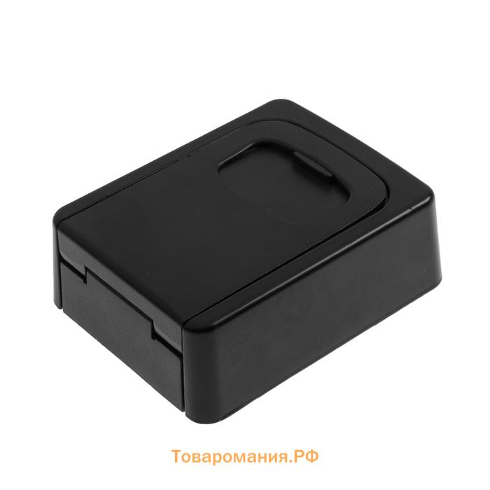 Сейф-ключница кодовая, металлическая, усиленная, черный