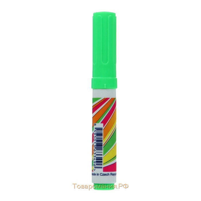 Маркер текстовыделитель, Centropen 8052, 5.0 мм, короткий, зеленый