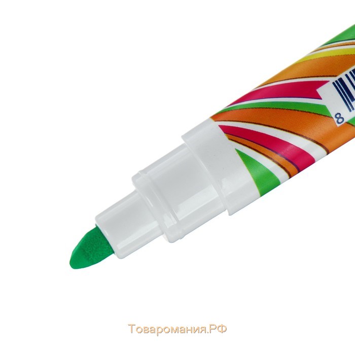 Маркер текстовыделитель, Centropen 8052, 5.0 мм, короткий, зеленый