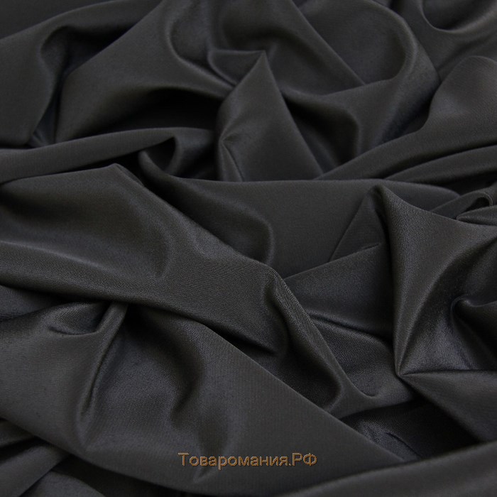 Ткань плательная, креп - кашибо, ширина 150 см, цвет чёрный