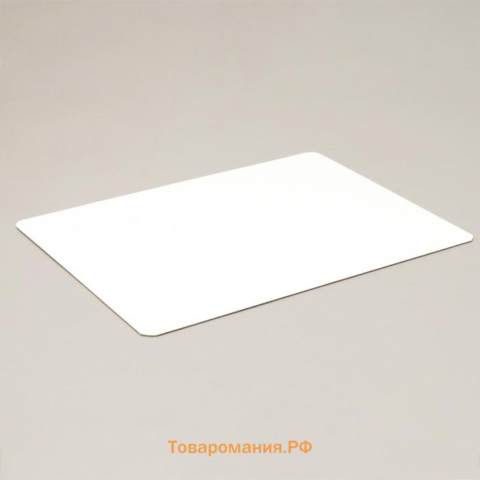 Подложка кондитерская для торта, золото - жемчуг, 30×40 см, 1.5 мм