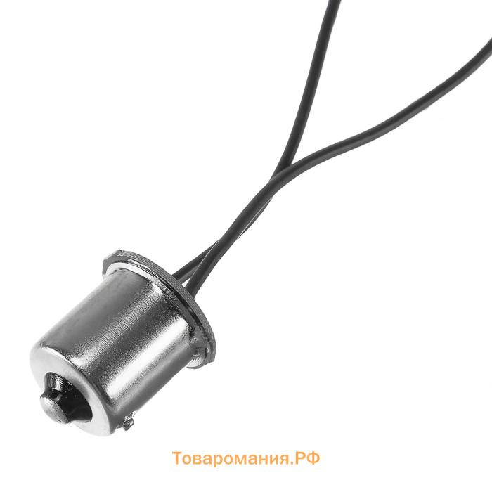 Автолампа светодиодная Т20, Р21W, 12 В, 42 SMD, 100 Вт, свет белый, желтый, набор 2 шт