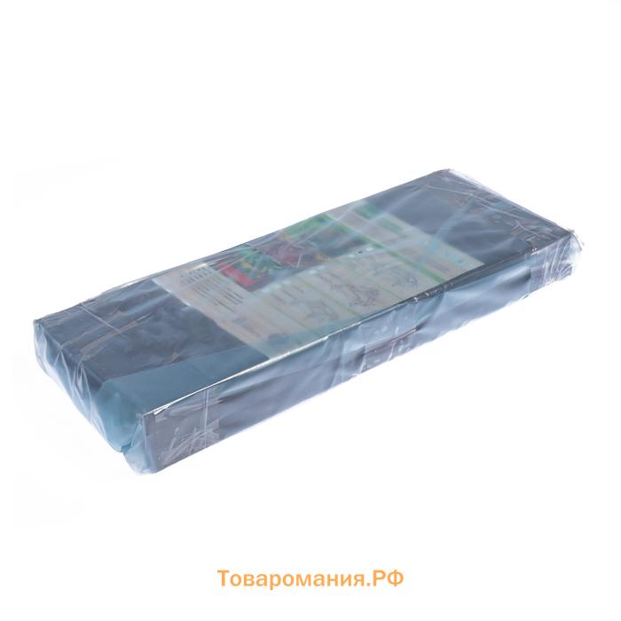 Клумба оцинкованная, d=80 см, высота бортика 15 см, коричневая, Greengo