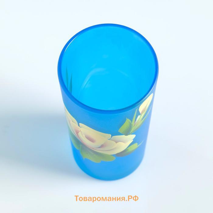 Набор для сока с подносом "Жостово" художественная роспись, 6 стаканов 1250/200 мл