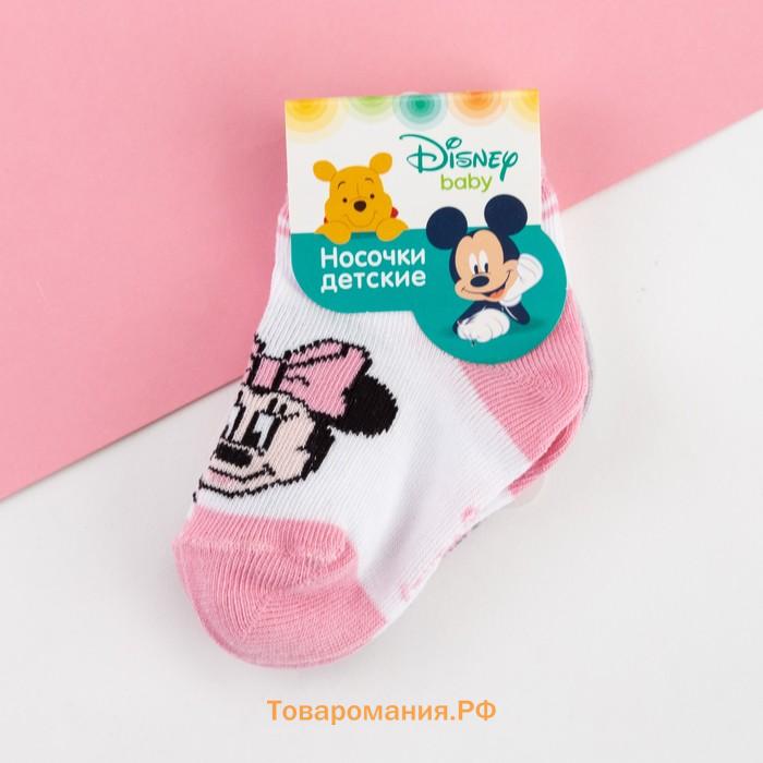 Набор носков Минни Маус, 2 пары, 12-14 см