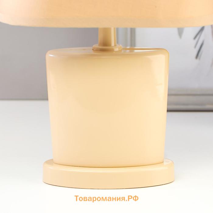 Лампа настольная 03000 1хЕ14 15Вт бежевый 20х28,5х11 см RISALUX