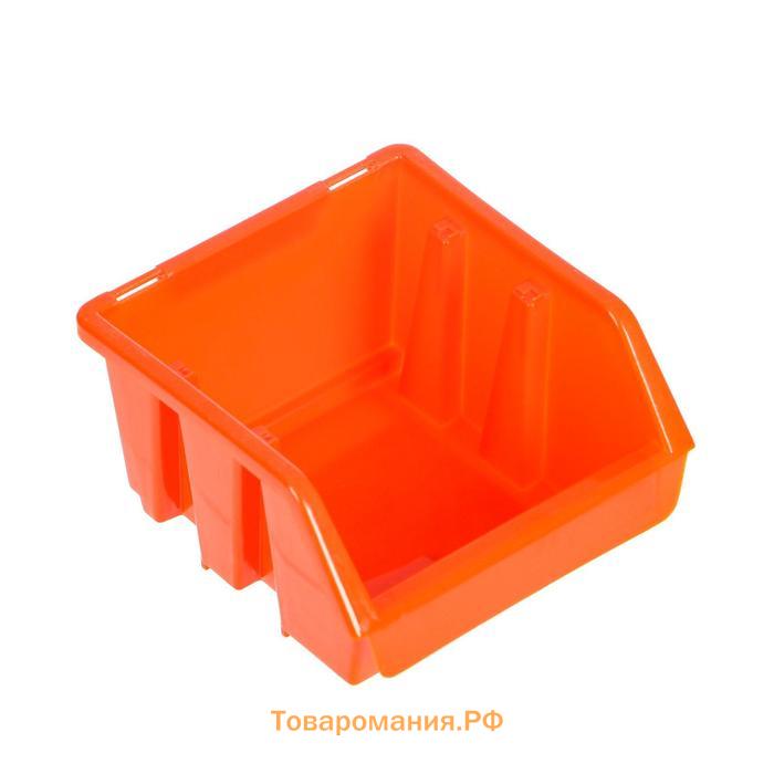 Лоток для метизов №1, 115х115х75 мм, оранжевый