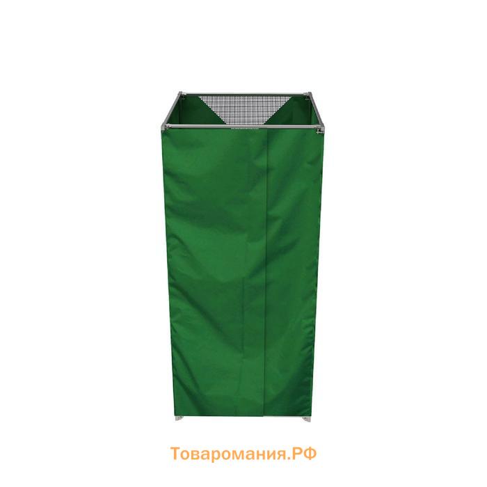 Душ дачный, 95 × 95 × 214 см, тент зелёный, сборная, без бака, Rostok