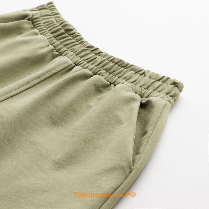 Костюм женский (свитшот, брюки) MINAKU: Casual Collection цвет фисташковый, размер 52