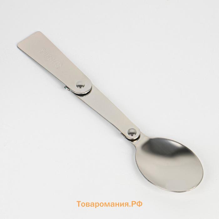 Термос для еды Мастер К, 550 мл, 17×11 см, нержавеющая сталь, голубой