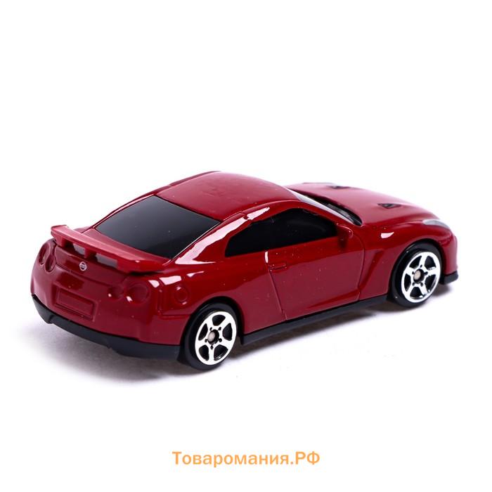 Машина металлическая NISSAN GT-R (R35), 1:64, цвет красный