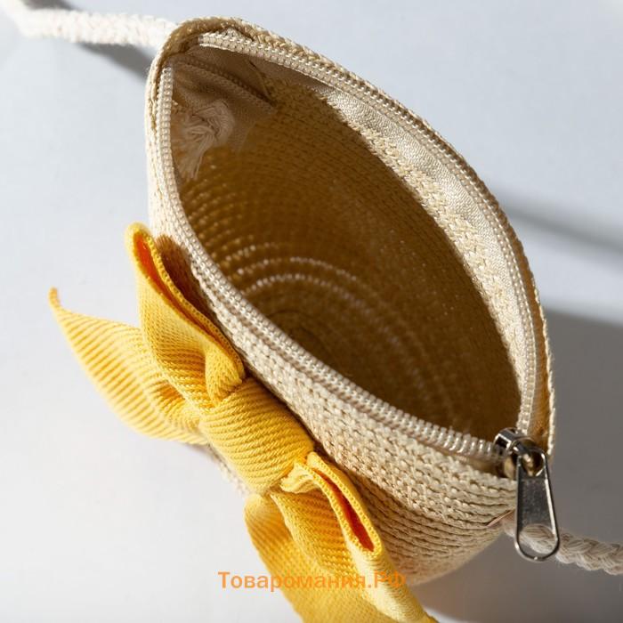 Комплект для девочки (шляпа р-р 52, сумочка) MINAKU цвет бежевый