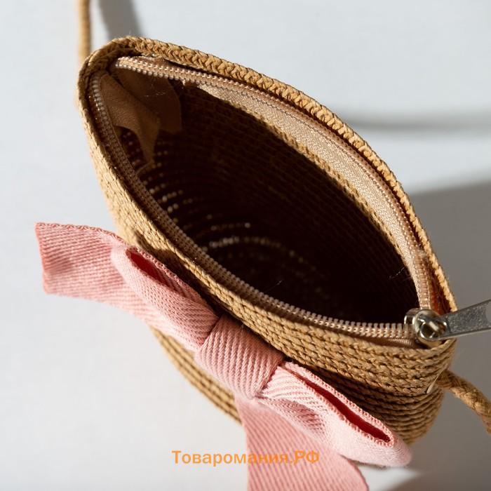 Комплект для девочки (шляпа р-р 52, сумочка) MINAKU цвет коричневый