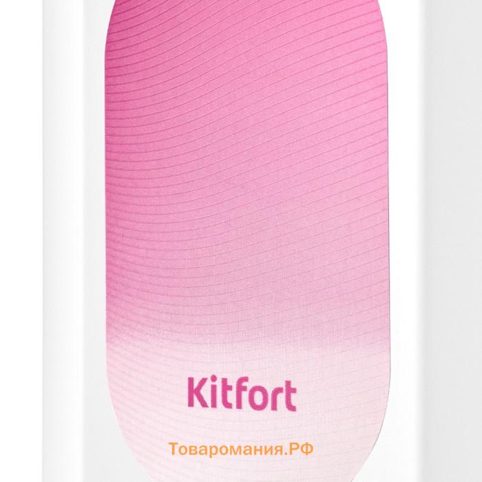 Вентилятор Kitfort КТ-406-1, настольный, 2.1 Вт, 1 режим, бело-розовый