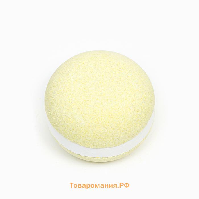 Бомбочка для ванны "Макарун" зёленая, 50 г
