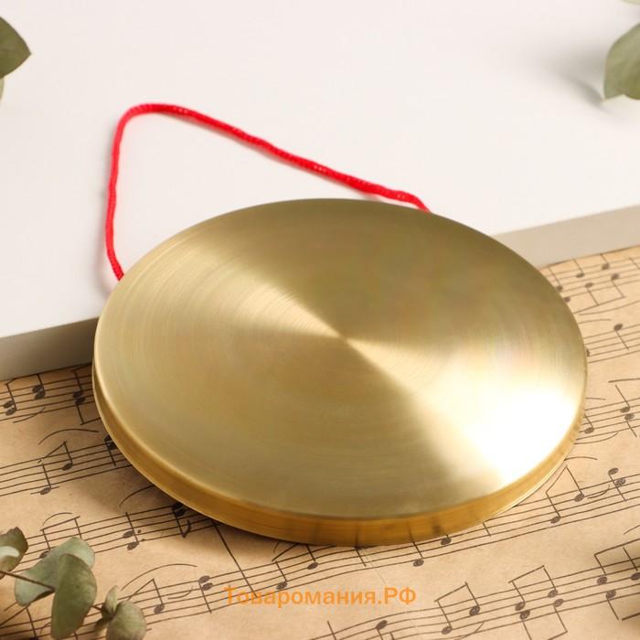 Музыкальный инструмент: Гонг с колотушкой, Music Life, 15 см
