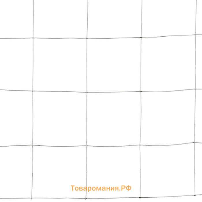Сетка оцинкованная, сварная, 5×0.5 м, ячейка 50×50 мм, d=0.7 мм, Greengo