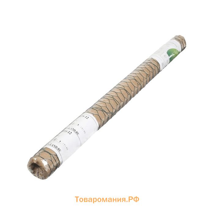 Сетка плетёная с ПВХ покрытием, 5×1 м, ячейка 25×25 мм, d=0.9 мм, металл, Greengo