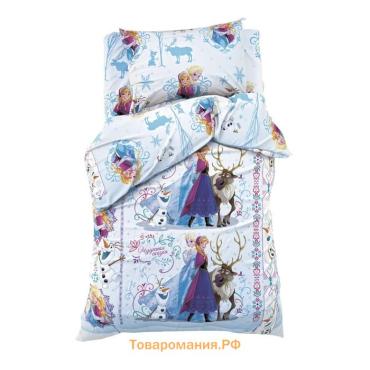 Постельное бельё 1.5 сп «Принцессы в зимнем лесу», 143×215 см, 150×214 см, 50×70 см-1 шт., хлопок 100%, бязь