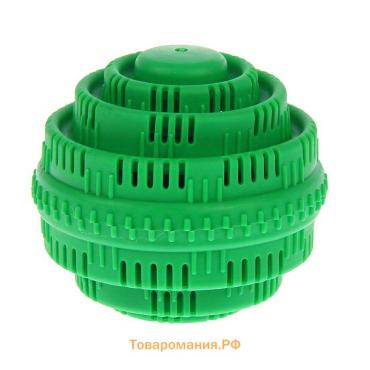 Шар турмалиновый для стирки белья, 7.5×7.5 см, зелёный