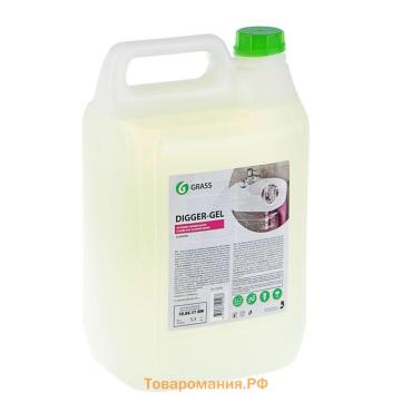Средство для прочистки труб Grass Digger-Gel, гель, 5.3 л