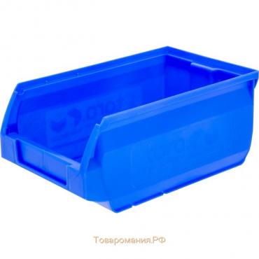 Лоток для склада Sanremo, сплошной, синий, 170х105х75 мм