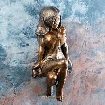Вешалка настенная «Девушка», панно, 32×15×13 см