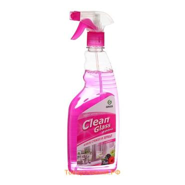 Средство для мытья стёкол и зеркал Clean Glass "Лесные ягоды", 600 мл