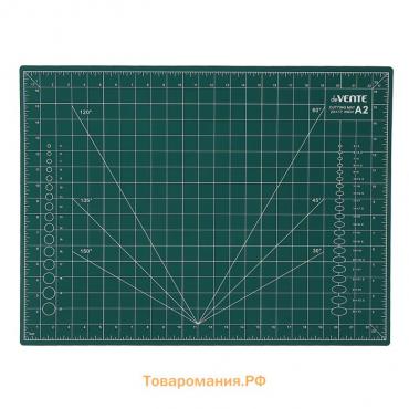 Коврик для резки макетный A2 deVENTE, 3 мм, непрорезаемый, двусторонний, трёхслойный