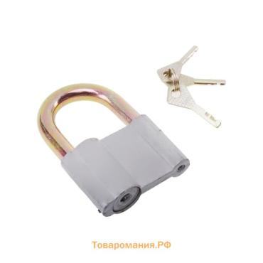 Замок навесной НС01-1, ВС2 А, тип 4, 80", серый