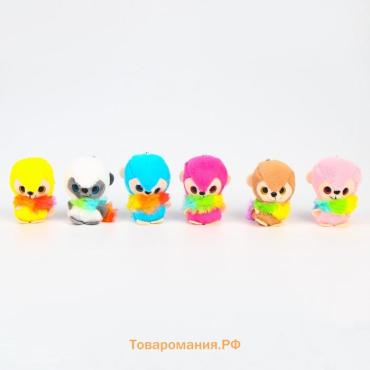 Брелок детский «Лемур», мягкая игрушка, 10 см, МИКС