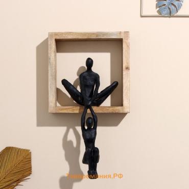 Сувенир «Опора», 24×14×45 см, полимерная смола, манговое дерево